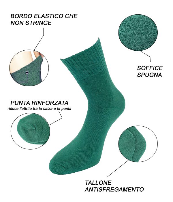 4 PAIA - CALZE TERMICHE DONNA IN SPUGNA - immagine 3