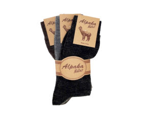 3 PAIA - SMOOTH ALPAKA Calze corte Alpaca Unisex maglia liscia